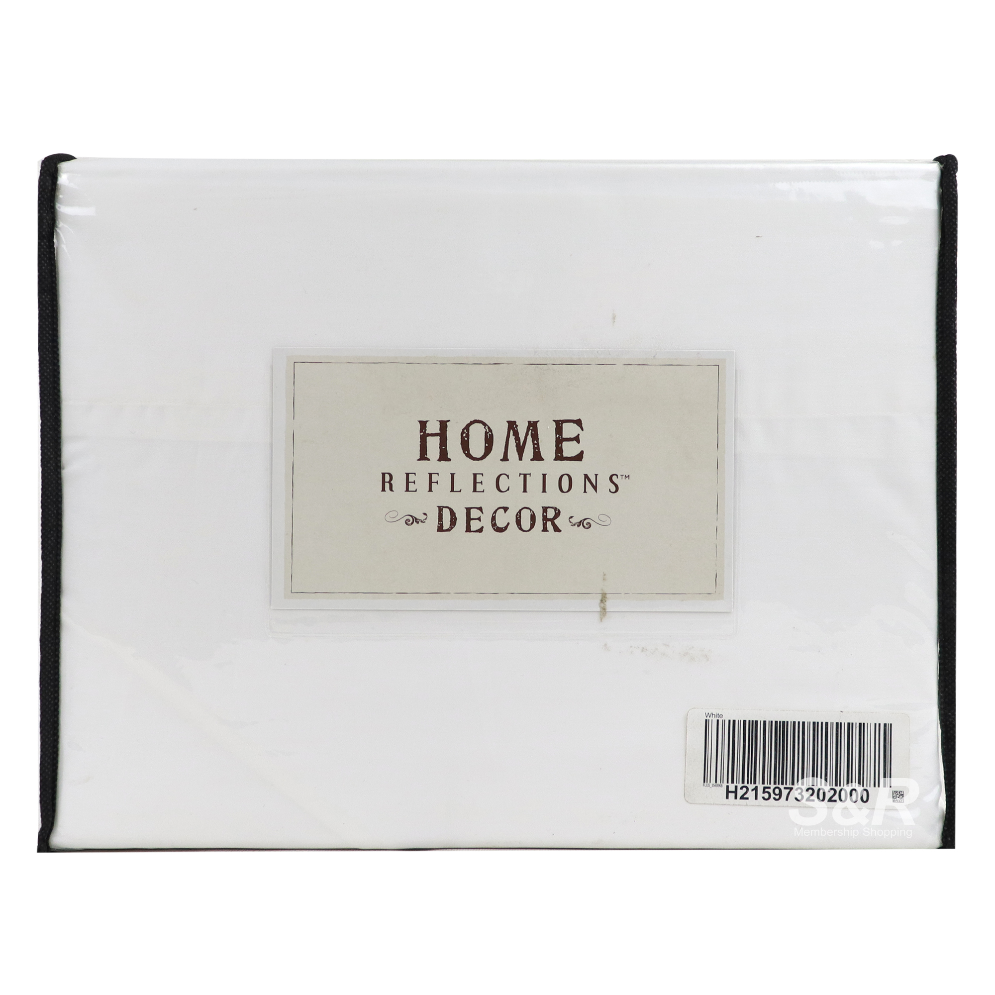 Home Reflections Décor 4-Piece Queen Size Sheet White 1 Set Home Reflections Décor 4-Piece Queen Size Sheet White 1 Set